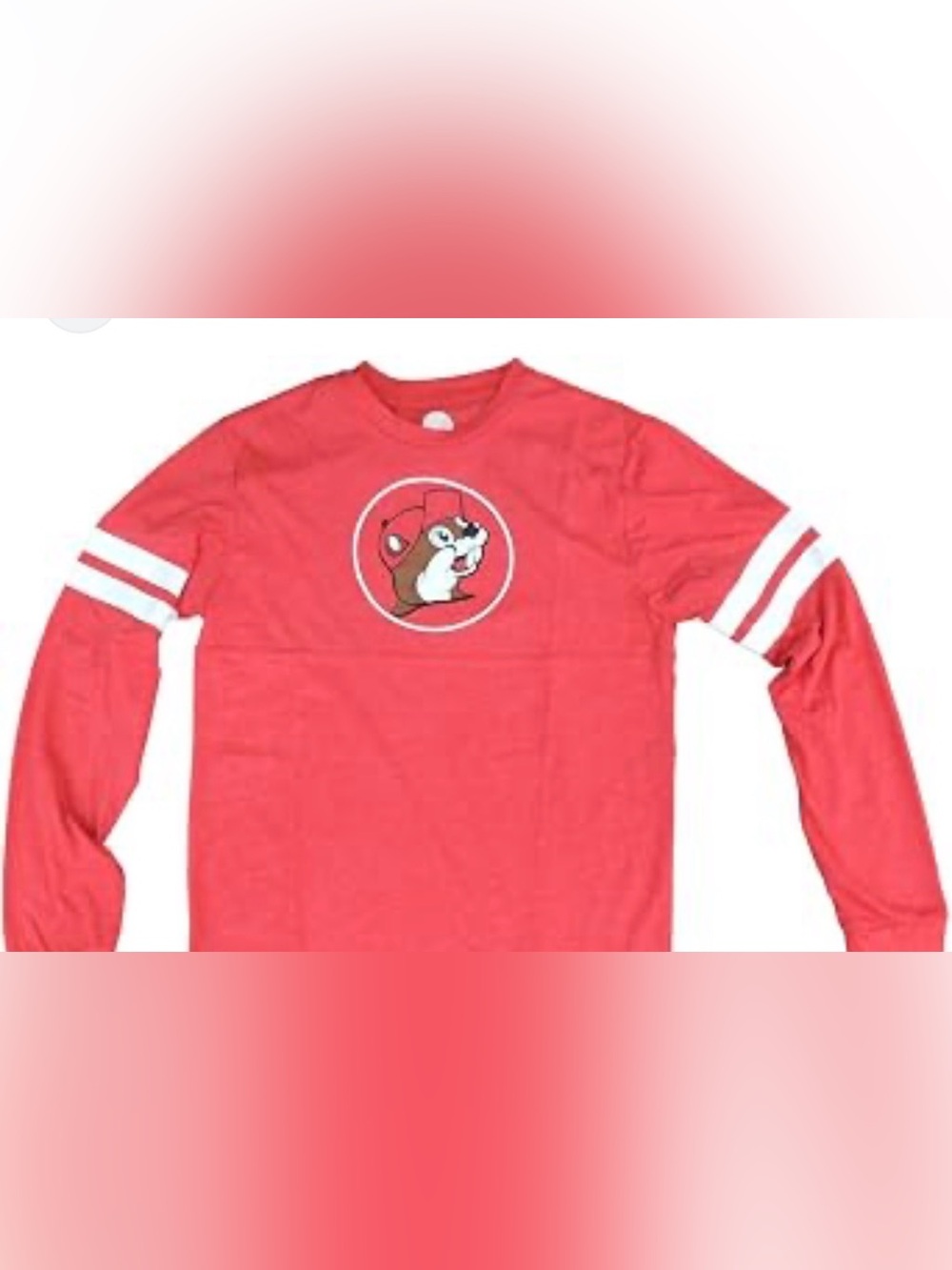 Buc-ee's Red Long Sleeve
Graphic Jersey T-Shirt